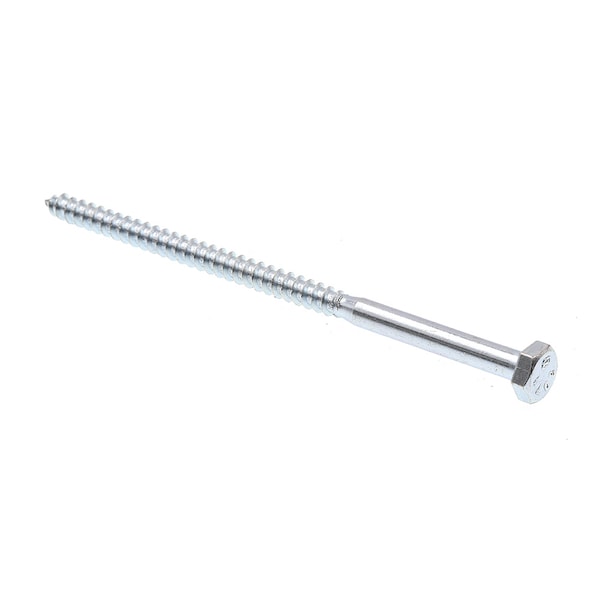 Prime-Line Hex Lag Screw 1/4in X 5in A307 Grade A Zinc Plated Steel 50PK 9055344 - main